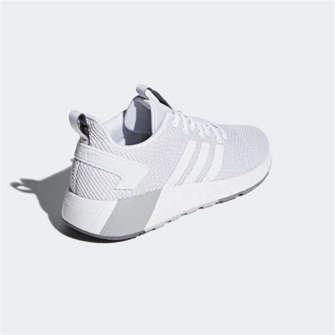 adidas questar byd sneakers heren wit grijs